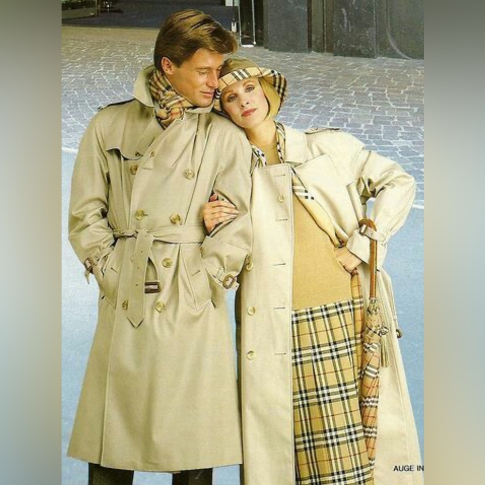 Burberry Beige Trench Coat with Liner Men’s Vintage